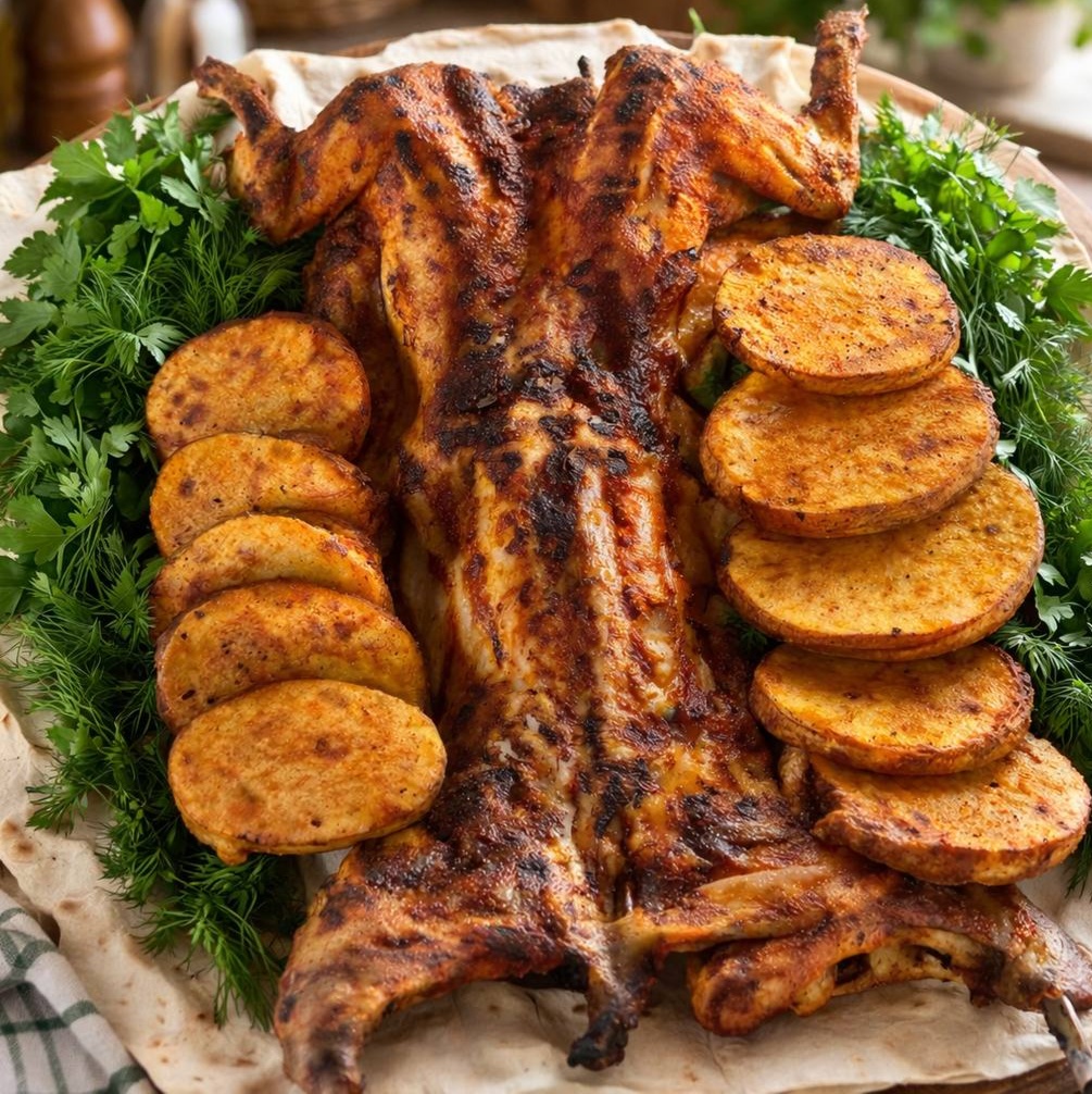 Նապաստակ Ամբողջական Խորոված