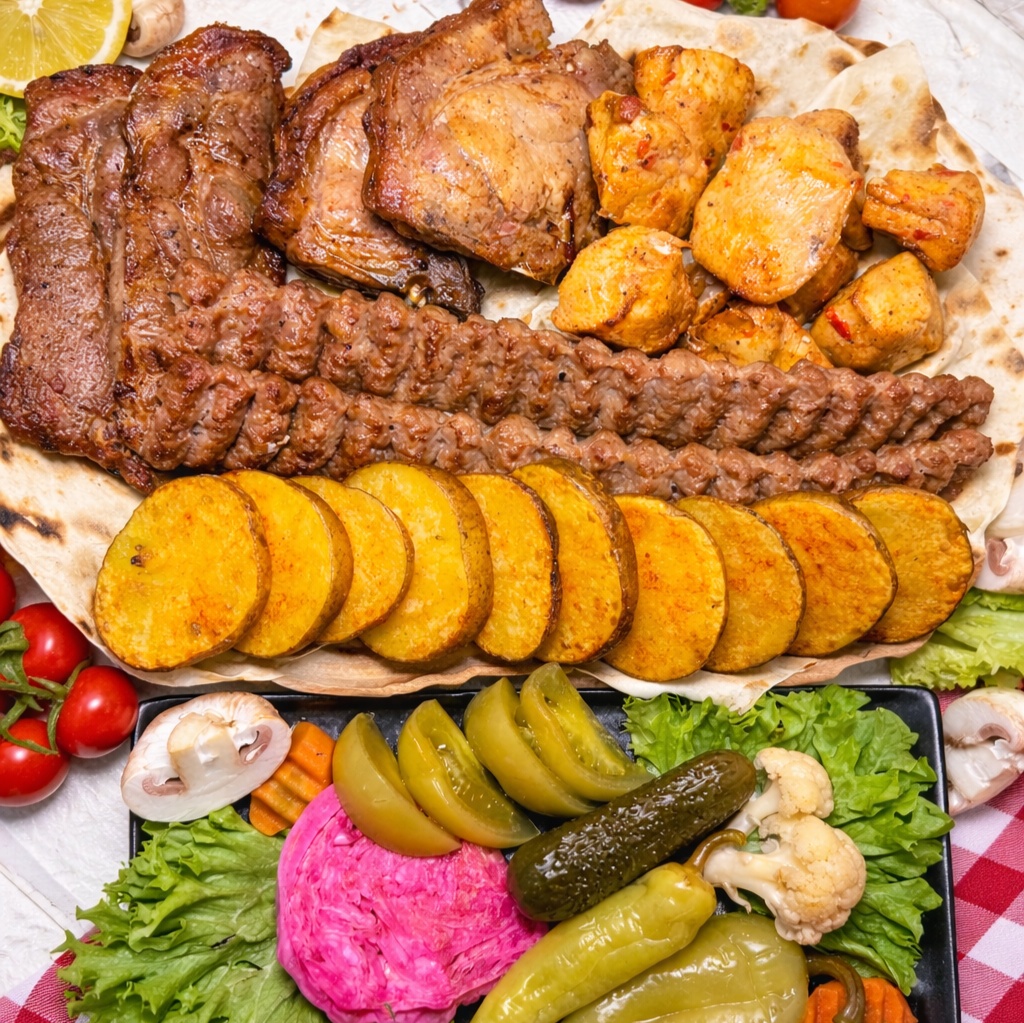 խորովածի հավաքածու Խոզի Մսով-ՇիշԹաուկով